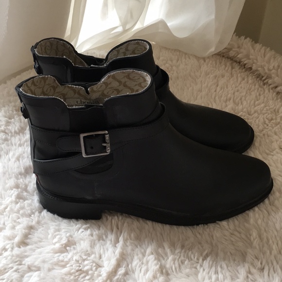 chooka sidewalk waterproof rain bootie